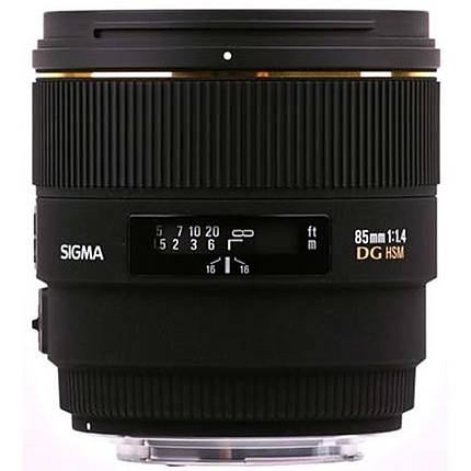 Sigma EX DG HSM 85mm f/1.4 Medium Telephoto Lens for Canon - Black