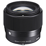 Sigma 56mm F1.4 Contemporary DC DN Lens (Sony E) 0