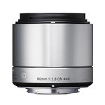 Sigma 60mm f/2.8 DN Lens for Micro Four Thirds Mount Cameras - Silver 0