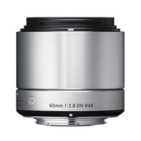 Sigma 60mm f/2.8 DN Lens for Micro Four Thirds Mount Cameras - Silver 0
