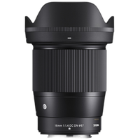 Sigma 16mm f/1.4 DC DN Contemporary Lens for Fujifilm X 0