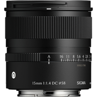 Sigma 15mm F1.4 DC  Contemporary for Sony E 1