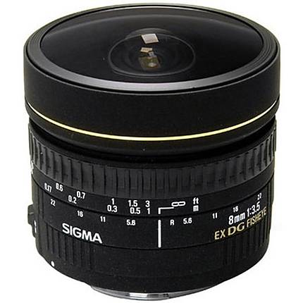 Sigma EX DG Circular 8mm f/3.5 Fisheye Lens for Canon Mount - Black