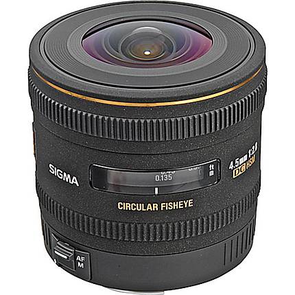 Sigma EX DC HSM Circular 4.5mm f/2.8 Fisheye Lens for Canon Mount - Black