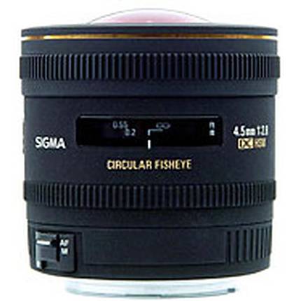 Sigma EX DC HSM Circular 4.5mm f/2.8 Fisheye Lens for Pentax Mount - Black