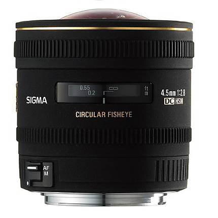 Sigma EX DC HSM Circular 4.5mm f/2.8 Fisheye Lens for Sony/Minolta - Black