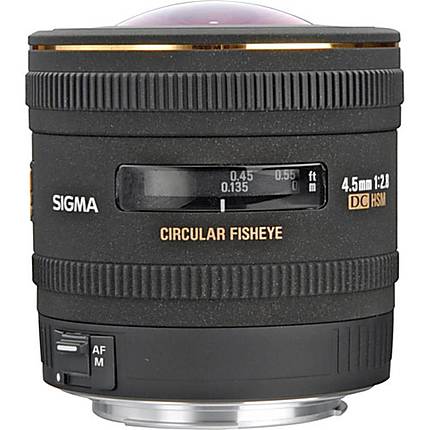 Sigma EX DC HSM Circular 4.5mm f/2.8 Fisheye Lens for Nikon Mount - Black