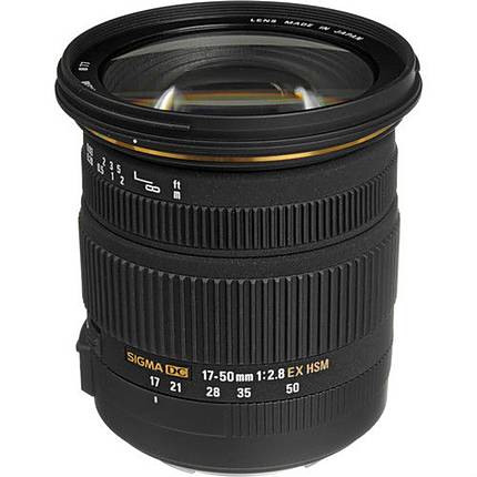 Sigma EX DC (OS) HSM 17-50mm f/2.8 Standard Zoom Lens for Canon - Black