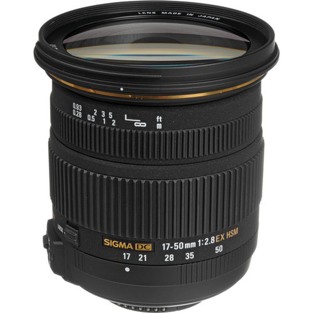 Sigma EX DC (OS) HSM 17-50mm f/2.8 Standard Zoom Lens for Nikon - Black