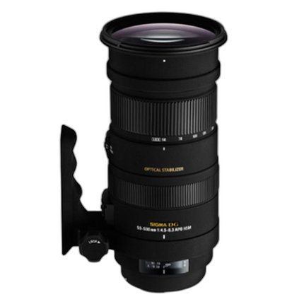 Sigma APO DG OS HSM 50-500mm f/4.5-6.3 Telephoto Lens for Sigma - Black
