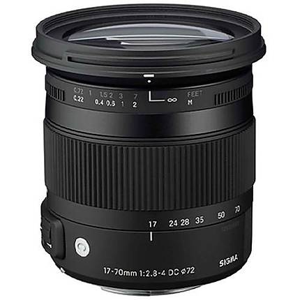 Sigma DC Macro (OS) HSM 17-70mm f/2.8-4 Standard Lens for Pentax - Black