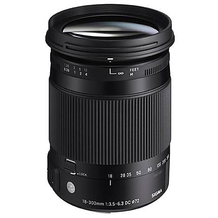 Sigma 18-300mm f/3.5-6.3 DC MACRO OS HSM Contemporary Lens for Canon EF