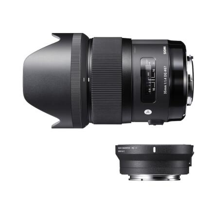 Sigma 35mm f/1.4 DG HSM Art Lens for Sigma SA and MC-11 Mount Converter