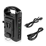 Shape Full Play 2 Battery Kit w/ 2-Bay Vertical Charger (V-Mount) - 98Wh 1