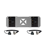 Shape 2 x Gold Mount Plates  and  D-Tap Cables for Atomos Sumo 0