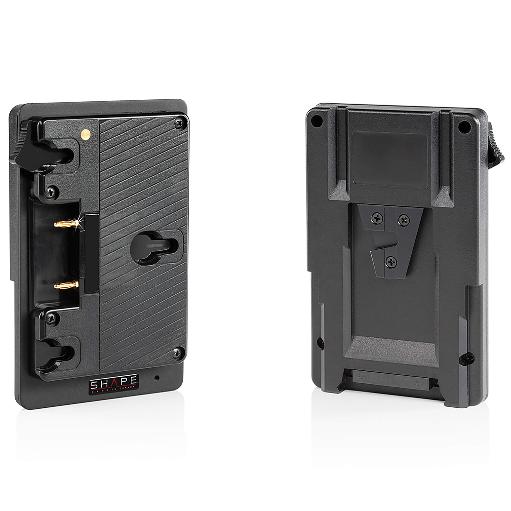 Shape Gold Mount to V-Mount Regulated Battery Converter