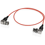 Shape Skinny 90-Degree BNC Cable - 24 Red 0