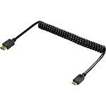 Shape 4K 2.0 HDMI to Mini HDMI Male Coiled Cable - 16 to 32 0