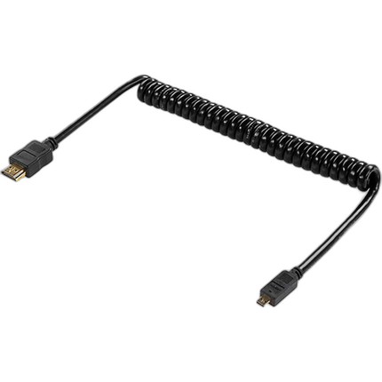Shape 4K 2.0 HDMI to Micro HDMI Male Coiled Cable - 16 to 32