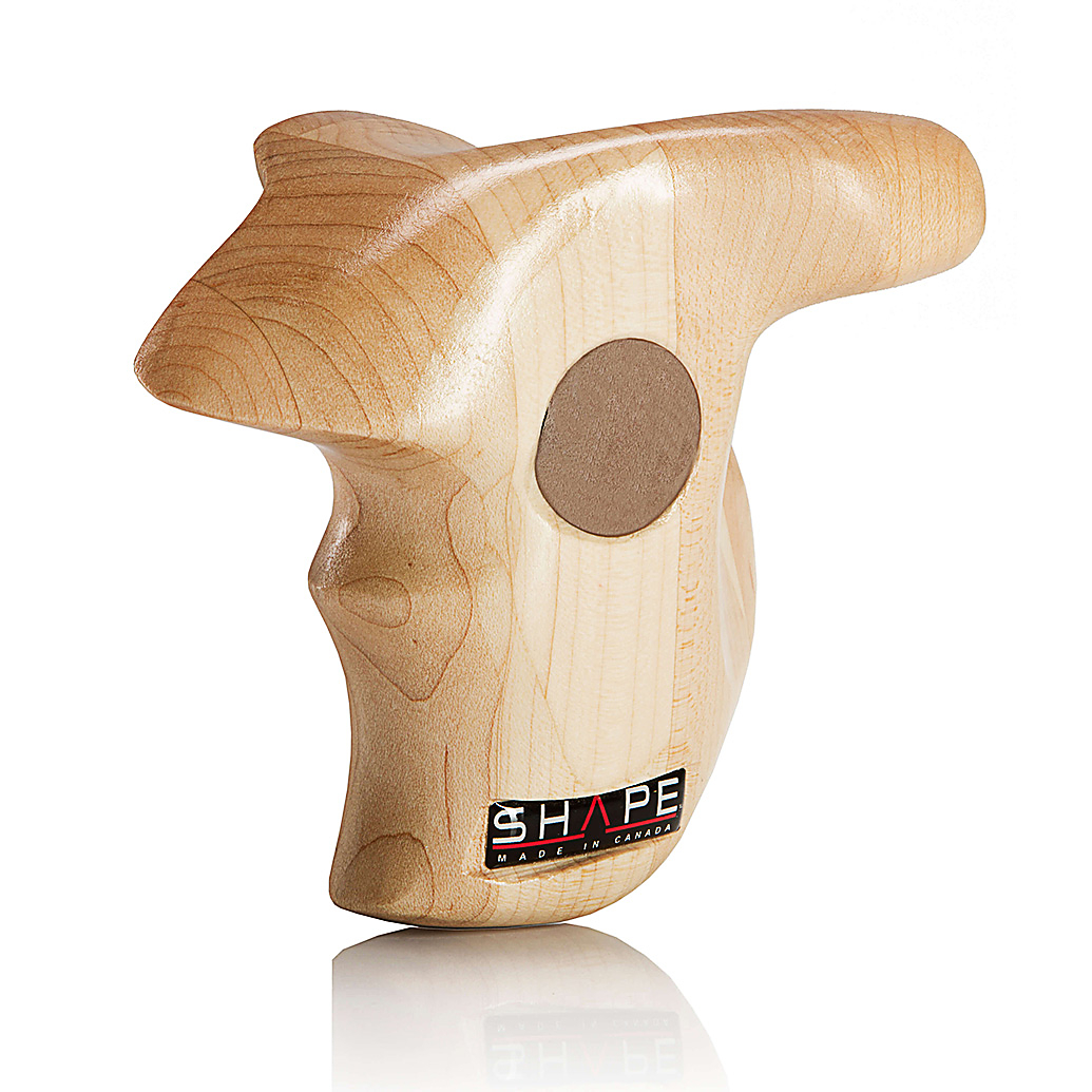 Shape Wooden Left Replacement Clamp for Rubber Handle