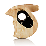 Shape Wooden Right Replacement Clamp for Rubber Handle 2