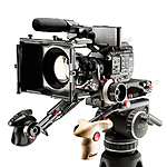 Shape Double Telescopic Wooden Handle Grips for ARRI Rosettes 2