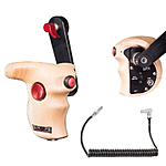 Shape Stop  and  Start Handle Grip with Wood ARRI Rosette for ARRI Camera 0