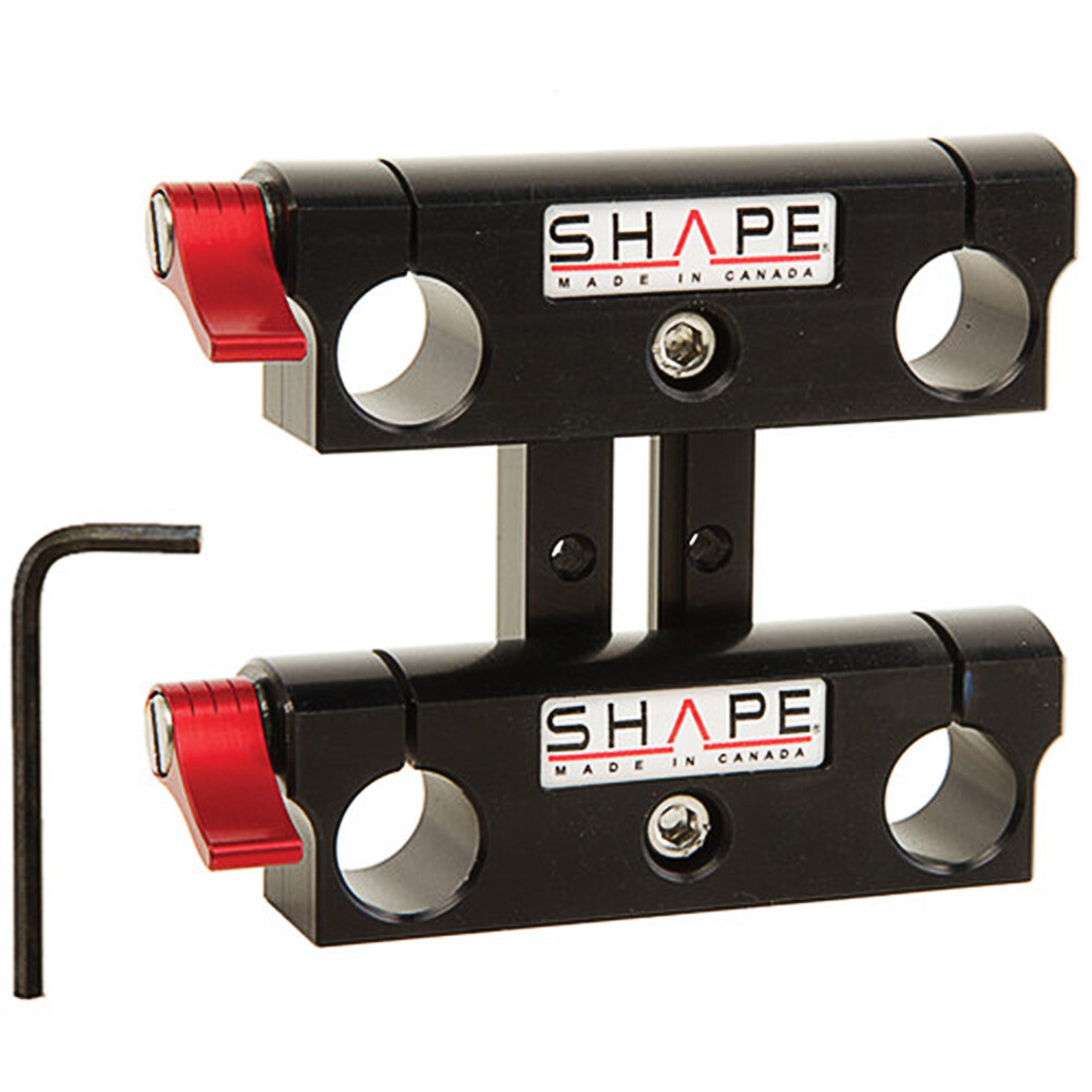 Shape Double Sliding Rod Block for 15mm Rods