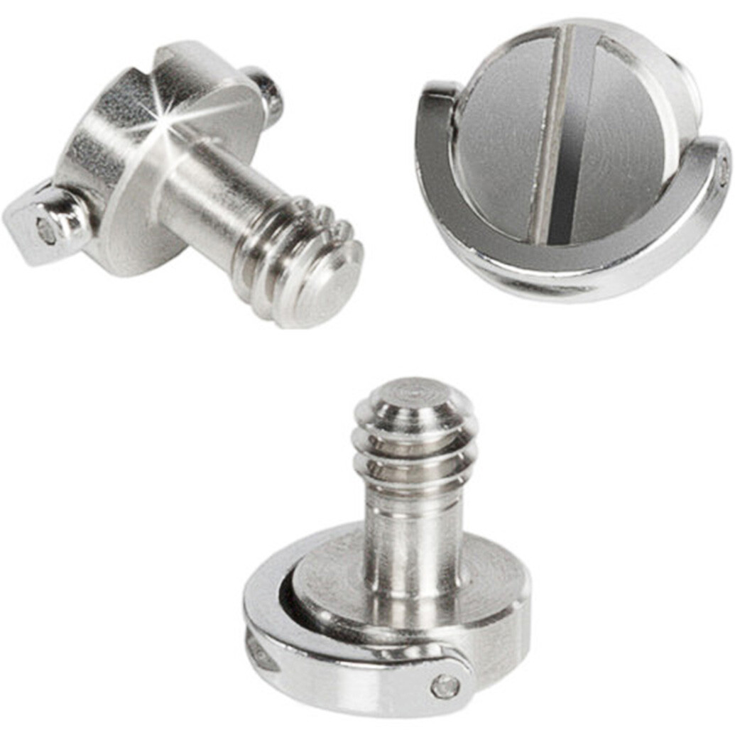 Shape 1/4-20 D-Ring Camera Screw for Rig Baseplate - 3 Pack