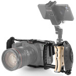 Shape Handheld Cage w/ Left-Side Wooden Handle for BMPCC 6K  and  4K 0