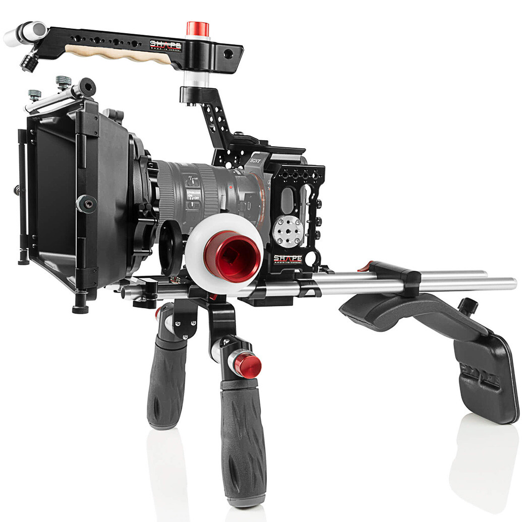 Shape Shoulder Mount Kit with Matte Box and Follow Focus for Sony A7III Camera