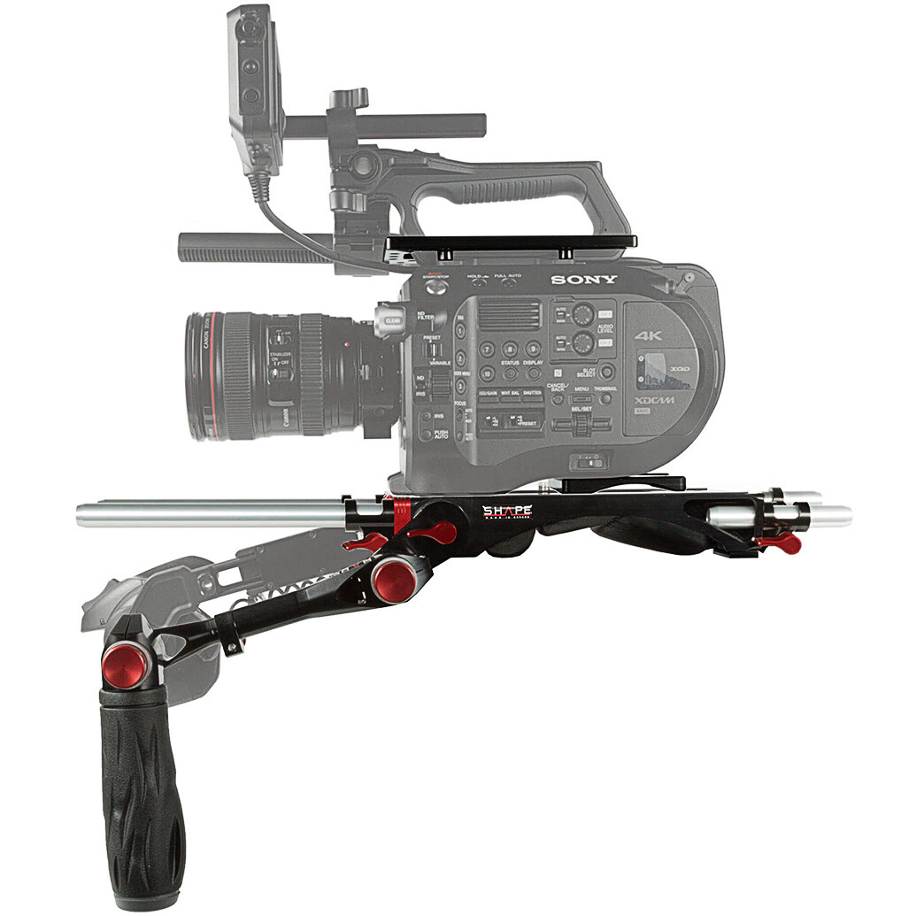 Shape Rig Baseplate and Top Plate for Sony FS7 and FS7M2