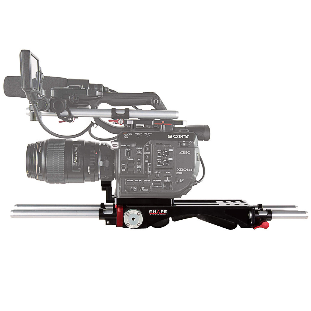 Shape V-Lock Quick Release Baseplate w/METABONES Support for Sony FS5/FS5M2