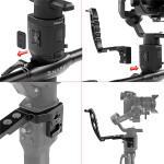 Shape Dual Handlebar and Handgrip Kit for DJI Ronin SC Gimbal Stabilizer 3