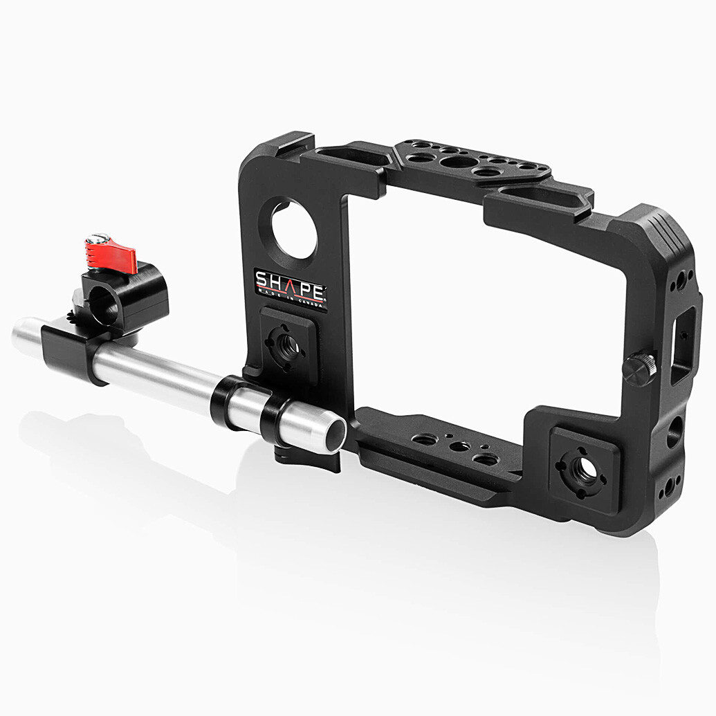 Shape Cage with Swivel Rod Clamp and 6 15mm Rod for Atomos Shinobi Monitor