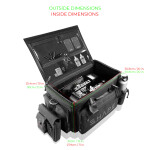 Shape Camera Bag with Removable Pouches 1