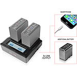 Shape BP-975 Dual LCD Charger 2