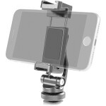 Shape Friction Smartphone Clamp with Tripod  and  Cold Shoe Mount 0