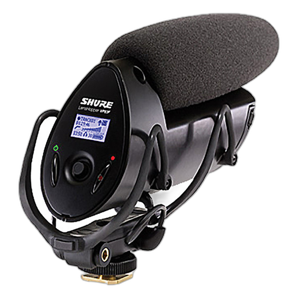 Shure VP83F LensHopper Shotgun Microphone with Integrated Flash Recorder