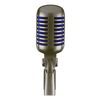 Shure Super 55 Supercardioid Dynamic Microphone (Chrome with Blue Foam) 4