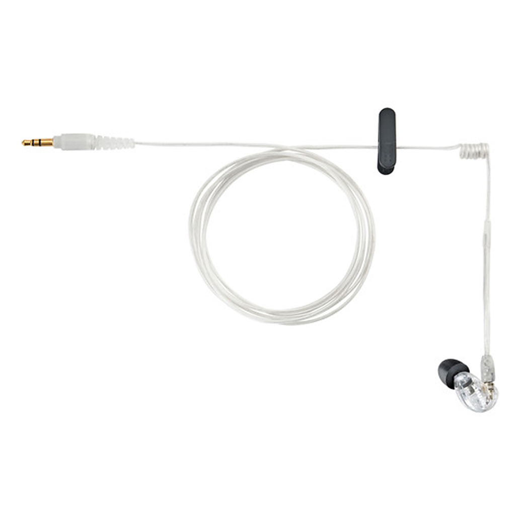 Shure SE215-Sound-Isolating In-Ear Stereo Earphones Pair - Clear