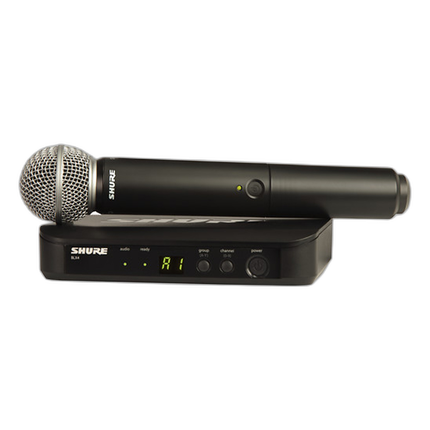 Shure BLX24 Vocal Wireless System With SM58 Mic (H10: 542 - 572 MHz)