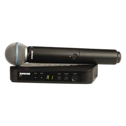 Shure BLX24 Handheld Wireless System With Beta 58A Mic (H10: 542 - 572 MHz)