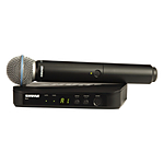 Shure BLX24 Handheld Wireless System With Beta 58A Mic (H10: 542 - 572 MHz) 0
