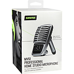 Shure MOTIV MV51 Large-Diaphragm Cardioid USB Mic - Silver 2