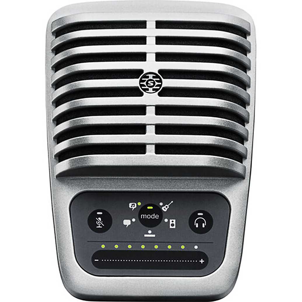Shure MOTIV MV51 Large-Diaphragm Cardioid USB Mic - Silver