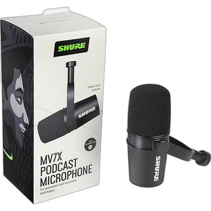 Shure MV7X Podcast Microphone