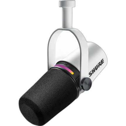 Shure MV7+ Podcast XLR/USB Microphone (White)