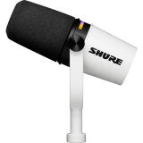 Shure MV7+ Podcast XLR/USB Microphone (White) 1