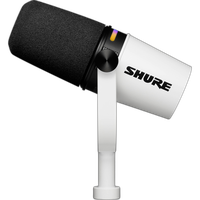 Shure MV7+ Podcast XLR/USB Microphone (White) 1